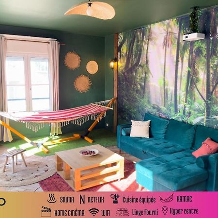 Jungle Urbain- Sauna - Cine - Hamac - Hyper Centre Amiens Exterior foto